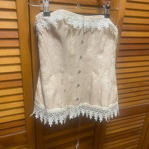 Alivila.Y Fashion Womens Sexy Vintage Renaissance Lace Trim Corset Bustier